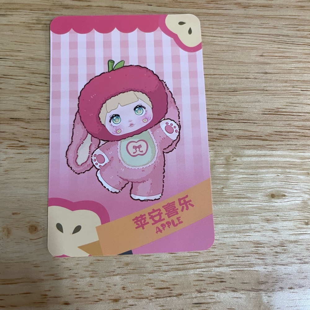 Apple - Nommi Interesting Fruits Series V3 Plush Pendant - Picture 3 of 4